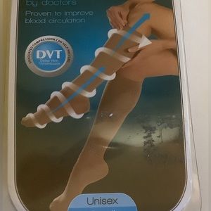 Compression Socks Go Travel Flight Socks Natural (nude) Sz Small (M5-W8) unisex